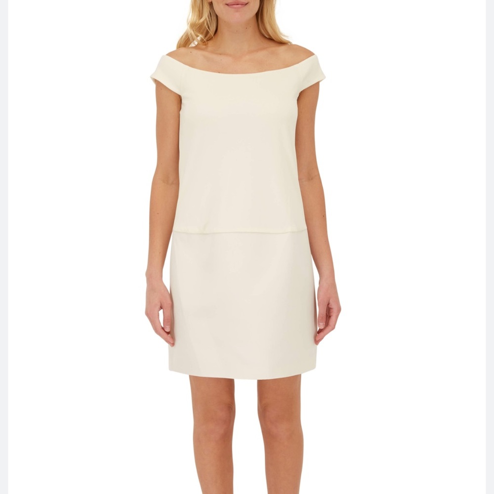 Khaite moni mini dress off the shoulder NWT size 0
